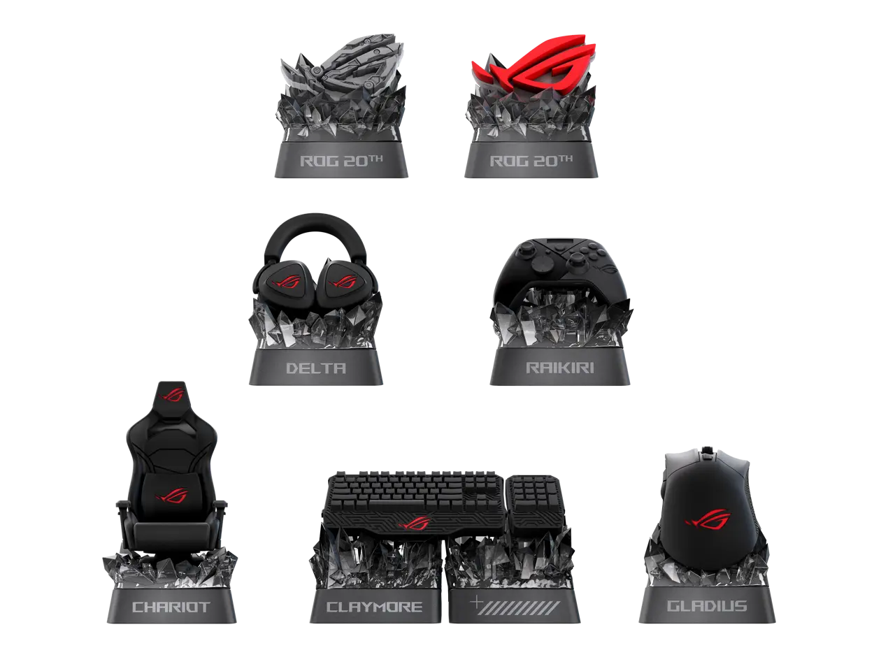 ASUS - ROG 20th Edition Keycap Blind Box (1-Pack) - Styles May Vary