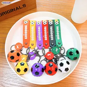 Football Keychain Sports Bag Charm for Men Women Cute Football Pendant Keychain Fan Gift Couple Gift for Game Day Daily Use