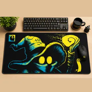 FUZZY VIVI BLACK Goldsaber Playmat Anime Desk Mat TCG MTG Token Custom Mousepad DnD mtg Accessories Playmate