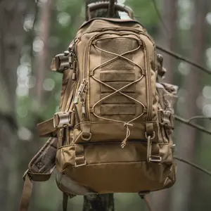 65L Tactical Hiking Backpack - Outdoor Travel and Laptop Backpack for Men and Women with Velcro