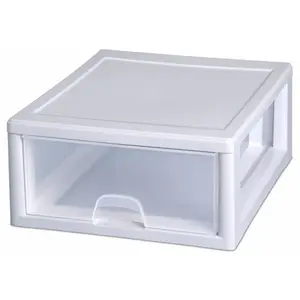 Sterilite 16 Quart Clear Stacking Drawer 23018006
