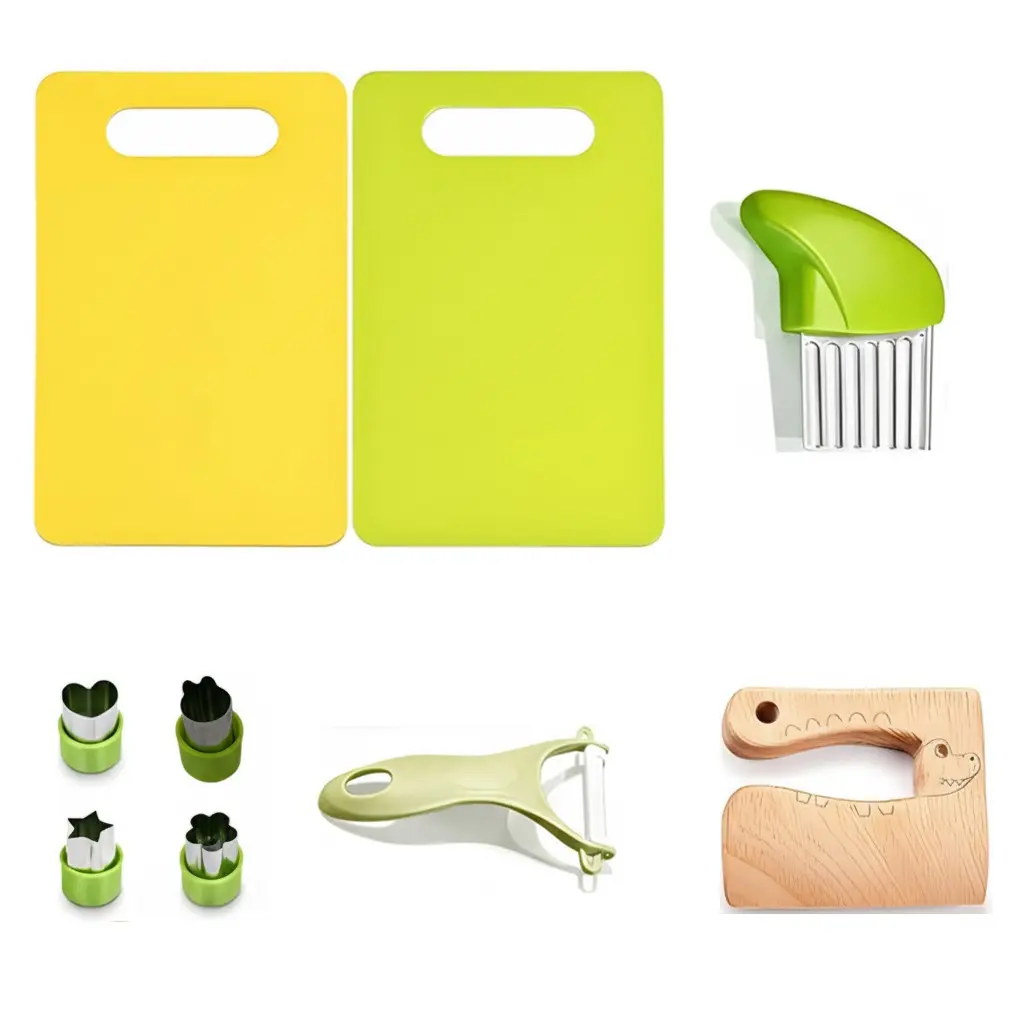 Montessori Children Cooking Toy Set , Kitchen Role Play Toys, Play Kitchen Accessories, Toddler Learning Cutting Toy, Early Education Toys, Pretend Playset