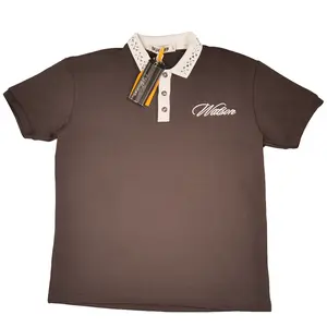 WATSON COLLAR EMBLELLISHED BLACK CHOCOLATE SHIRT