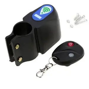 Remote Control Antitheft Bicycle Bike Alarm Alerter Super Loud Rainproof Burglar Alarm Lock With Remote Control