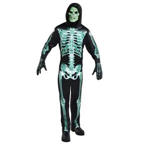 Men's Glow-in-the-Dark Skeleton Man Costume