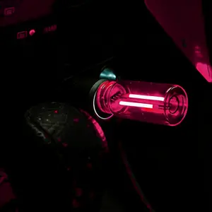 Car USB Night Light Touch Dimmable LED Filament Lamp Portable Lighting Plug and Play Decorative Atmosphere Light for Car Bedroom