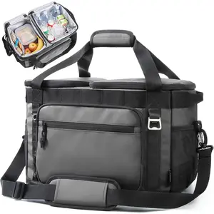 TOURIT 2-Zone Soft Cooler Bag 30/48Cans, Dry & Wet Insulated Beach Cooler, Lunch Bag, Leakproof Ice Chest for Camping, Picnic, Hiking, Travel2026
