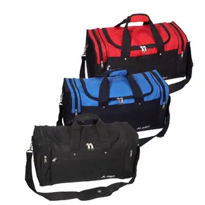 212 MAIN 21.5 in. 600 Denier Polyester Multi-Compartment Sports Duffel Bag with Dual Zippers