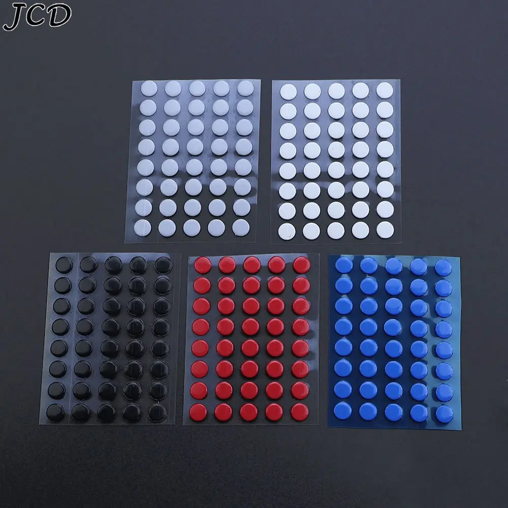 40Pcs 6.5mm diameter 0.8mm thickness Small Dots Universal Computer Gaming Mouse Skates for Logitech Rubberized Mouse Foot Glide Feet Sticker