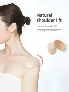 Self-adhesive invisible sponge shoulder pads shape soft shoulder lines, relieve shoulder pressure, and improve wearing comfort. Available for shirts and dresses. Universal women's underwear accessories.