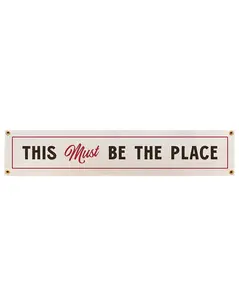 This Must Be The Place Felt Banner