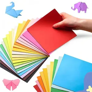 TOOUEE Origami Paper 20 Colors 200/100 Sheets 6" x 6" , Double Sided Color Origami Kit for Crafts & Art, Allow for Easy & Intricate Folding for Beginner Origami Flowers
