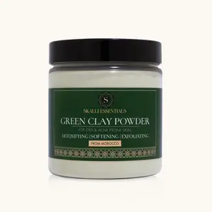 Moroccan Green Clay Powder Mask for Oily & Acne-Prone Skin
