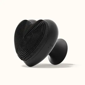 Heart Face Clean Pro⁺| Rechargeable Electric Facial Cleansing Brush For Deep Pores Cleansing - Waterproof Silicone Face Scrubber Reduce Acne, Breakouts & Blackhead - For Glass Glow Skin