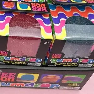 Ice Cream Cone & Nice Cube Squeeze Fidget Toy Surprise Stress Relief Desktop Ornament Party Gift