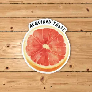 Acquired Taste Vinyl Sticker