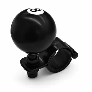 8 Ball Steering Wheel Spinner Knob Universal Car Turning Handle 360 Degree Rotation Easy Control Steering Wheel Accessory Compatible with Most Vehicles