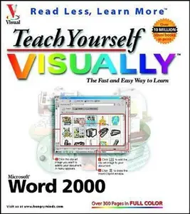 USED-Teach Yourself Microsoft Word 2000 VISUALLY by Ruth Maran (Paperback)