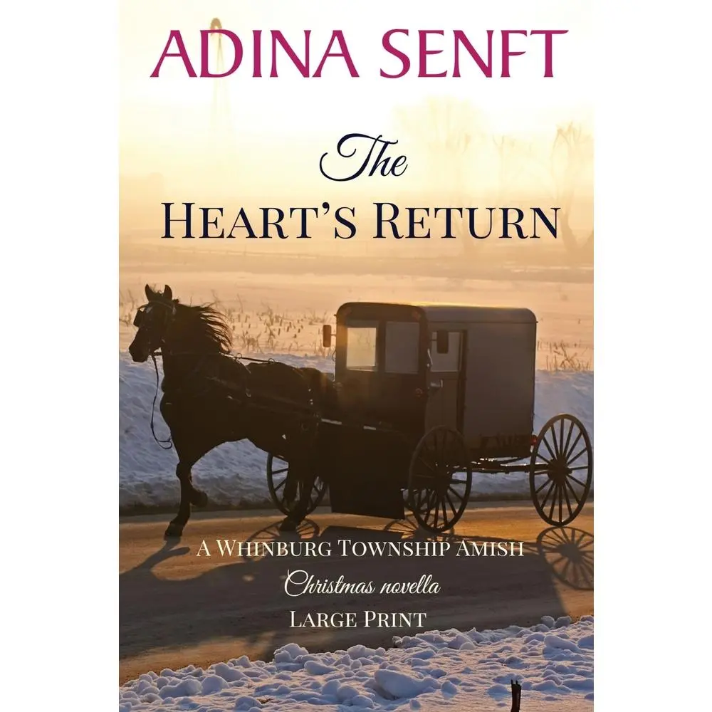 USED Book - The Heart's Return (Large Print): An Amish Christmas second chance romance by Senft, Adina (Paperback) - english