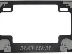 Mayhem Motorcycle License Plate Frame