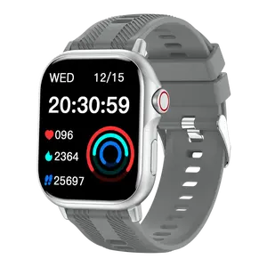 Summit B05 Pro Safety Smartwatch for Seniors  Motion Alert Fall Detection  SOS Button Heart Rate SpO2 Real-Time Alerts Simple Big Display  Easy Call Notifications  Gift Ready