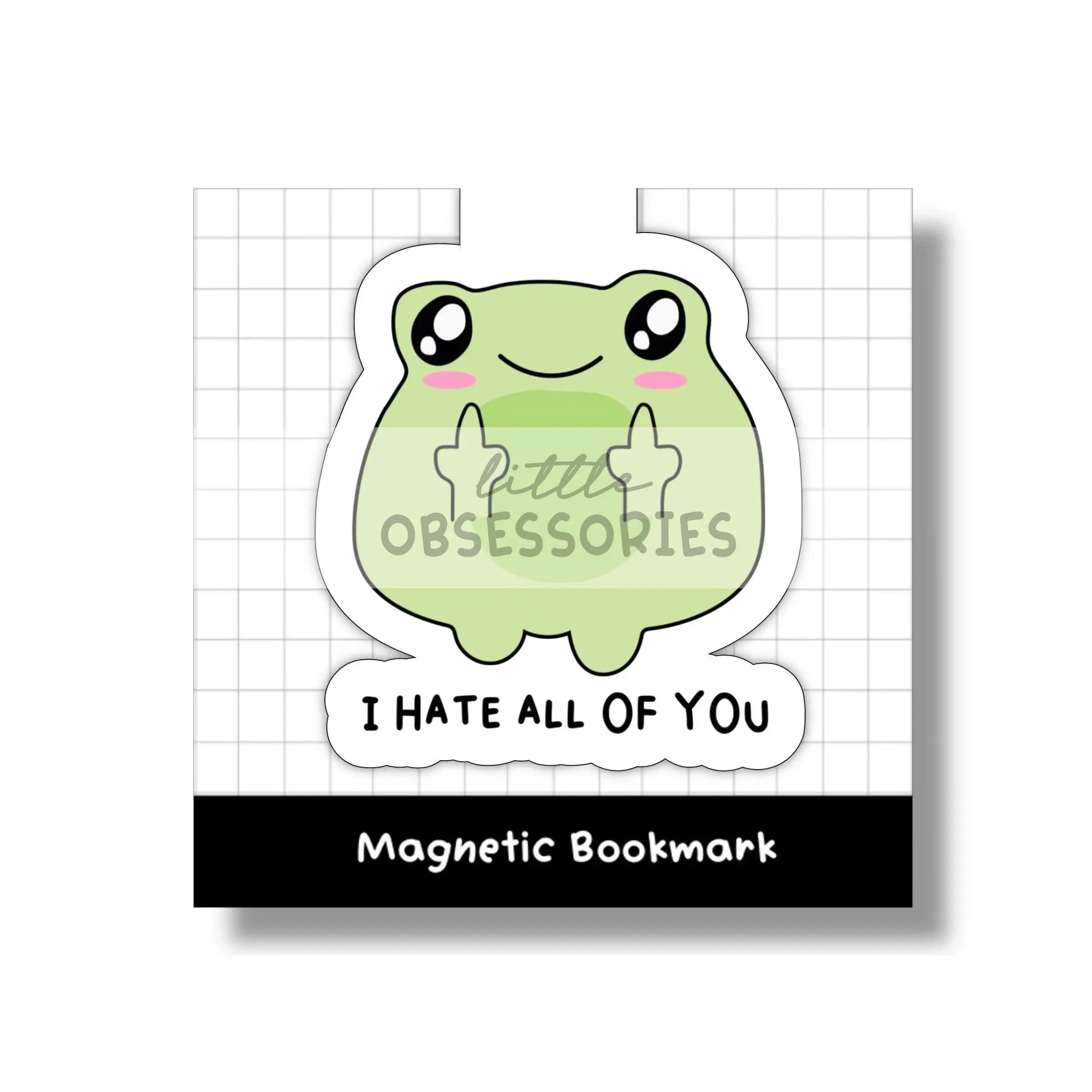 Sarcastic Frog Magnetic Bookmark