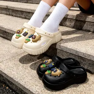 GRIP&GO Women's Fashion Slippers Cute Style Design Non-Slip Sole Comfortable Breathable Casual Shoes Beach Home Sandals Indoor Outdoor Wear Versatile Soft EVA Material White Flipflops - Footwear