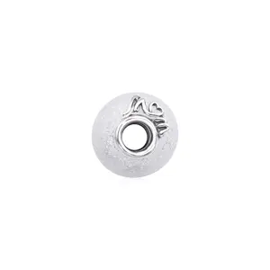 Pandora Glittery White Murano Glass Mom & Love Charm 792655C00