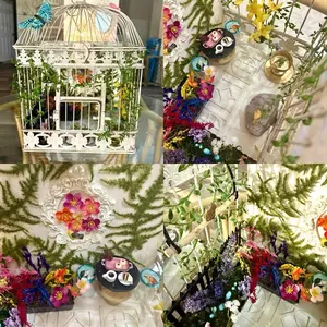 Handmade Miniature Dollhouse Conservatory Greenhouse Antique Victorian Birdcage