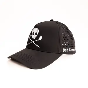 Bad Cards Curved-Brim Hat with Laser-cut Back