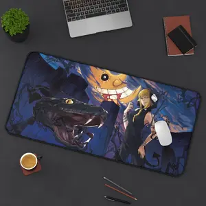 Anime Soul Eater Snake Anime Blonde Girl Standing Gaming Mat Desk Anime Mouse Pad Great Gaming Mouse Pad For Desk Decoration