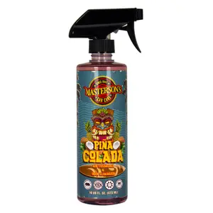 MASTERSON'S CAR CARE - PINA COLADA AIR FRESHENER & ODOR ELIMINATOR (16 oz) - MCC_136_16 - SPRAYABLE AIR FRESHENER FOR CARS, TRUCKS, HOME, RV, GYM BAGS, HOTELS