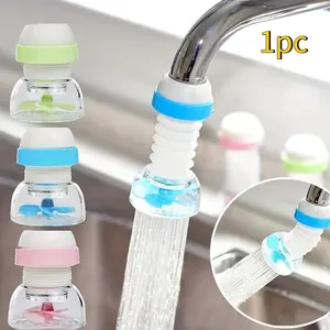 1pc Upgrade Your Kitchen Sink with This Rotary Faucet Extender and Water Purifier - Save Water & Money!