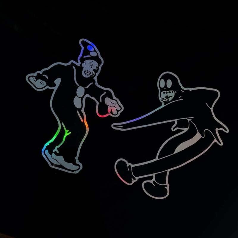 Ghostmane Sticker 5 Inch Holographic Car Window Laptop Vehicle Decoration Truck Decal Unique Design Mesmerizing Effect