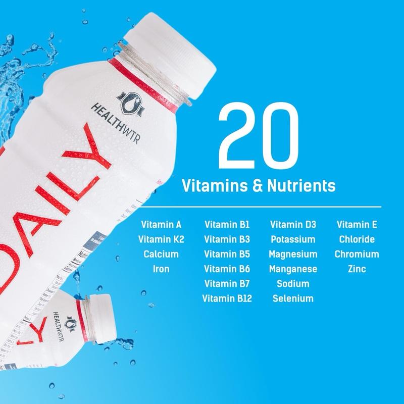 Healthwtr - 20 Vitamins and Nutrients with 0 Calories Carbs or Sugars. Tastes AMAZING.