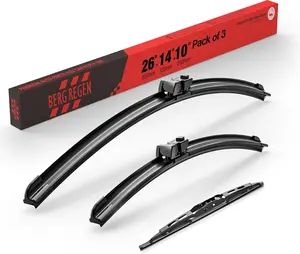 26"+14" Windshield Wiper Blades with 10" Rear Automotive Replacement Set for Chevrolet Chevy trax 2013-2020 2021 2022 2023, Buick Encore 2013-2019 2020 2021 – Genuine OEM Quality (Set of 3)