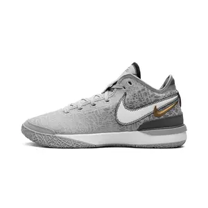 Zoom LeBron NXXT Gen "Wolf Grey Metallic Gold" DR8784 004