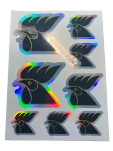 Gallo Guatemala Sticker Sheet Decor Decorative