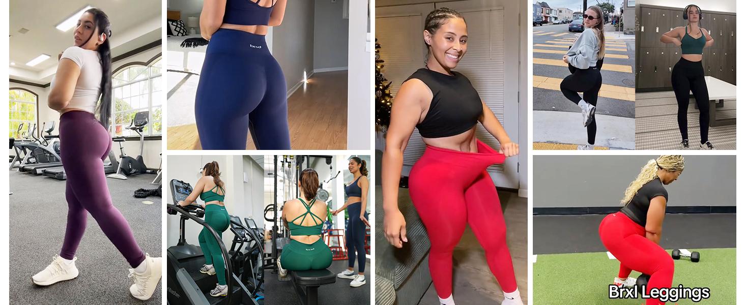 BRXL BrxlGrit High-Waisted Yoga Pants for Women - Seamless Tummy Control fall Outfits& Butt Lifting Workout Leggings  #Parati #GymWorkout #TikTokMadeMeBuyIt #outdoorfun#warmupforholiday#tiktokmademebuyit-1
