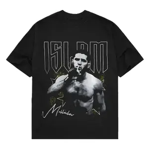 Islam Makhachev UFC Fighter Graphic T-Shirt, Unisex Casual Streetwear For Boxing Fans And MMA Enthusiasts, Menswear, Gift For Him