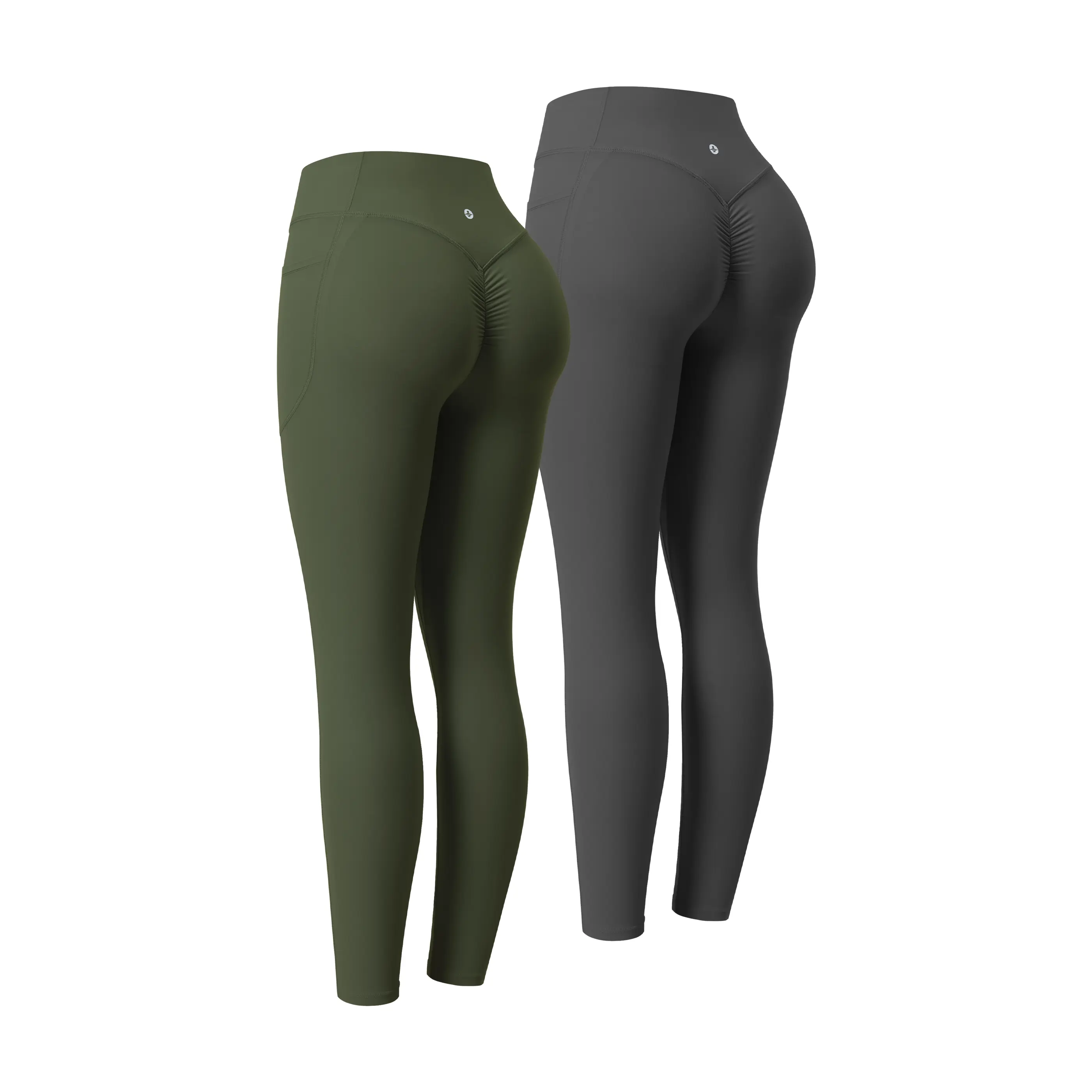 Volcanic Ash + Deep Woodland Green