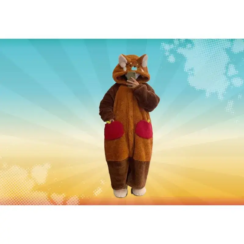 Raccoon nightgown+pants