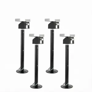 4 Pack RV Slide Out Support Jacks, 10,000 LBS Capacity Each – Heavy-Duty Steel Stabilizers, Adjustable 21-49 Inches, Power Drill Compatible for Travel Trailers, 5Th Wheels & Campers