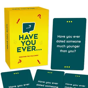 Have You Ever… Spicy Drinking Party Card Game - 55 Hilarious Confession Questions, 18+ Icebreaker Game for Game Nights, Friend Gatherings & Epic Parties!