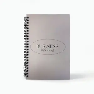All-In-One Business Planning Book, Spiral Bound Planner, Goal Setting, Budget Tracking, Daily Task Management, Comprehensive Organizer Handbook
