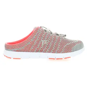 Propet Womens Travelwalker Evo Walking Walking Sneakers Shoes - Grey, Orange