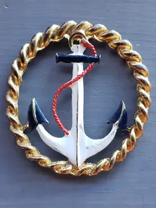Vintage US Navy Anchor Medallion