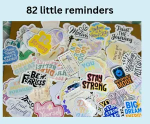 82 Motivational Stickers Full Collection Uplifting Encouraging Gentle Messages for Planners Journals Notebooks Calendars Water Bottles Laptops Folders