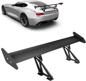 Slendor GT Wing Spoiler, 43.3 Inch Lightweight Aluminum Single Rear Wing, Adjustable Angle Car Spoiler Universal, Rear Spoiler for Cars Single Deck Racing Vehicle