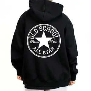 Old school all star Chicano Clothing, Hiphop Mexican Clothes, Lowrider Clothes, Oversized Graphic Tee Medium Heavy Sweatshirt Hoodie for Men & Women Full size S-5XL